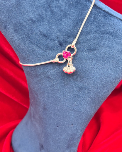 Real Silver Evil Eye 🧿 Anklets